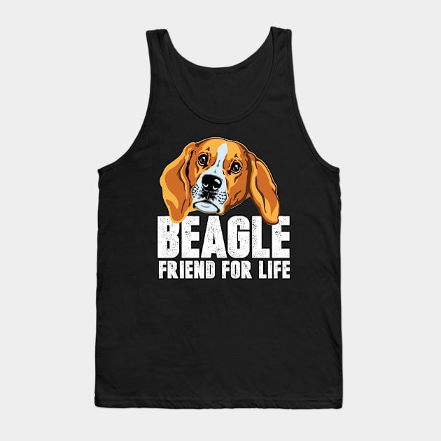 Beagle Friend for life Tank Top by doglover21